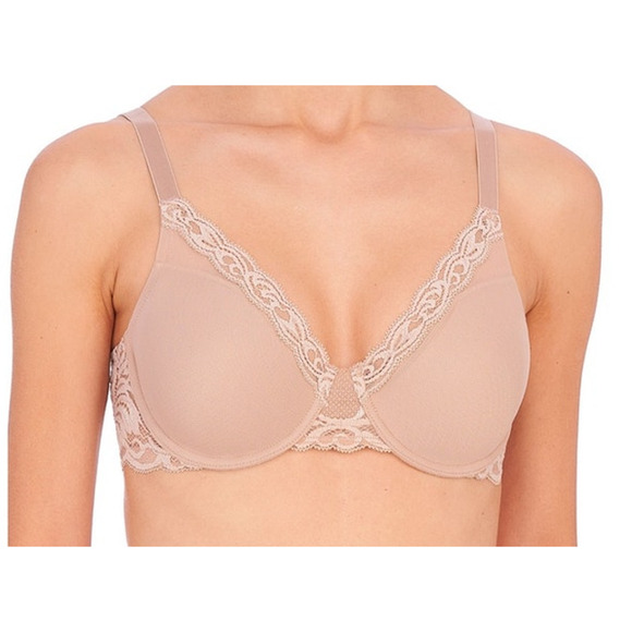 Natori bra 741299 Feathers full figure underwire tan size 34G - Picture 1 of 9